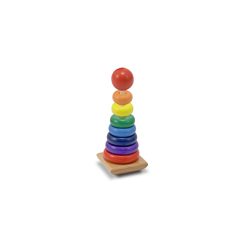 Jucarie Piramida Curcubeu, +18 luni, Melissa&Doug